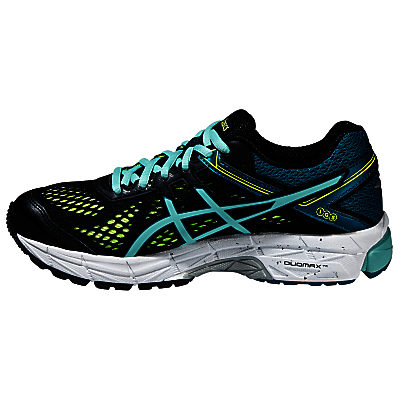 Asics GT-1000 4 Women's Structured Running Shoes, Black/Blue